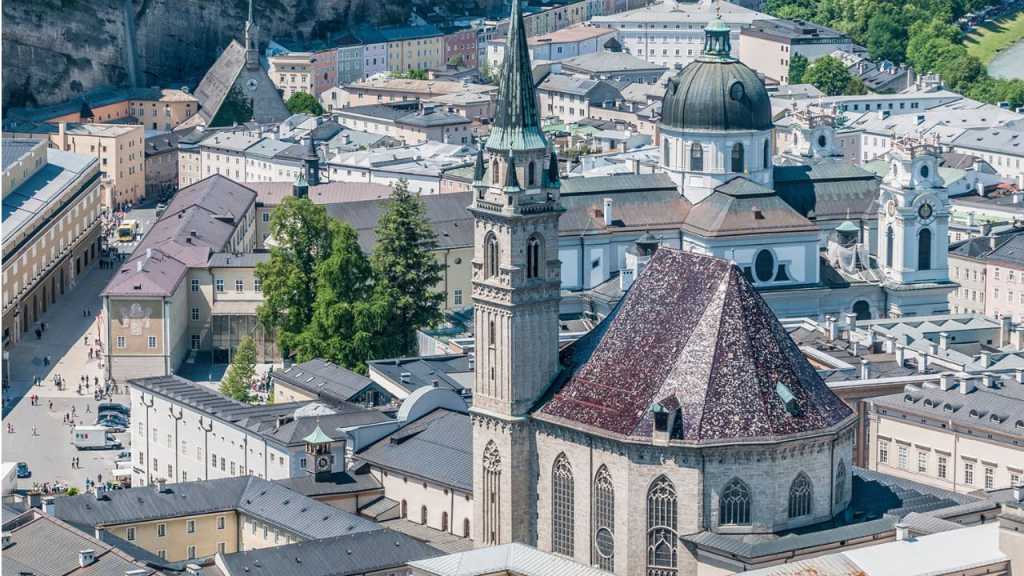 L'église franciscaine de Salzbourg est incontournable.